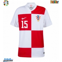 Kroatia Mario Pasalic #15 Hjemmedrakt EM 2024 Kortermet